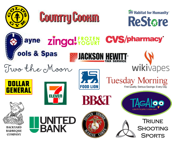 Collage of tenant logos