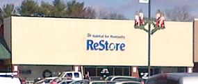 Habitat for Humanity ReStore storefront view